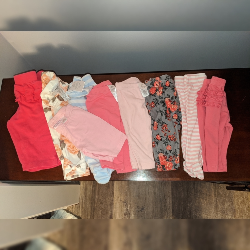 Bundle of 3-9m leggings